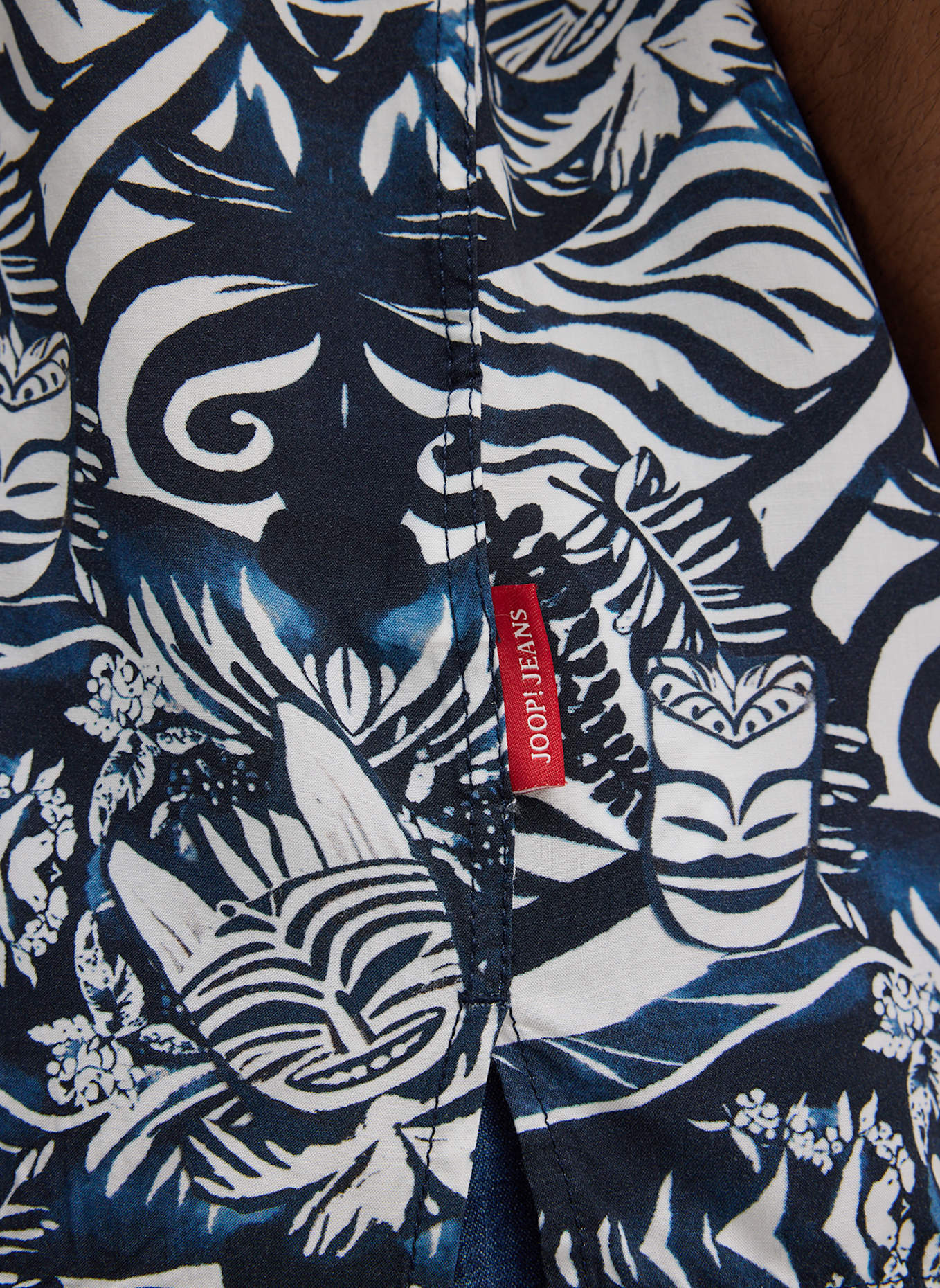 JOOP! JEANS Kurzarm-Hemd Regular Fit: BLAU