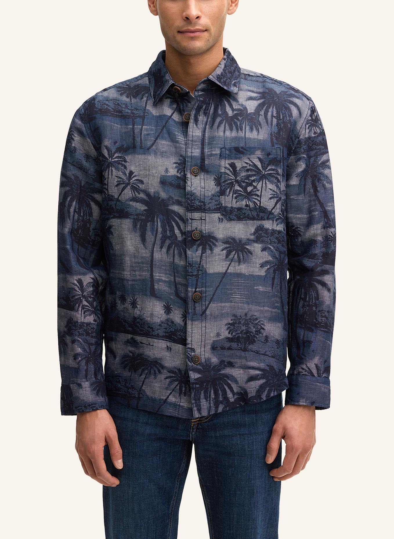 JOOP! JEANS Hemd Casual Fit: DUNKELBLAU