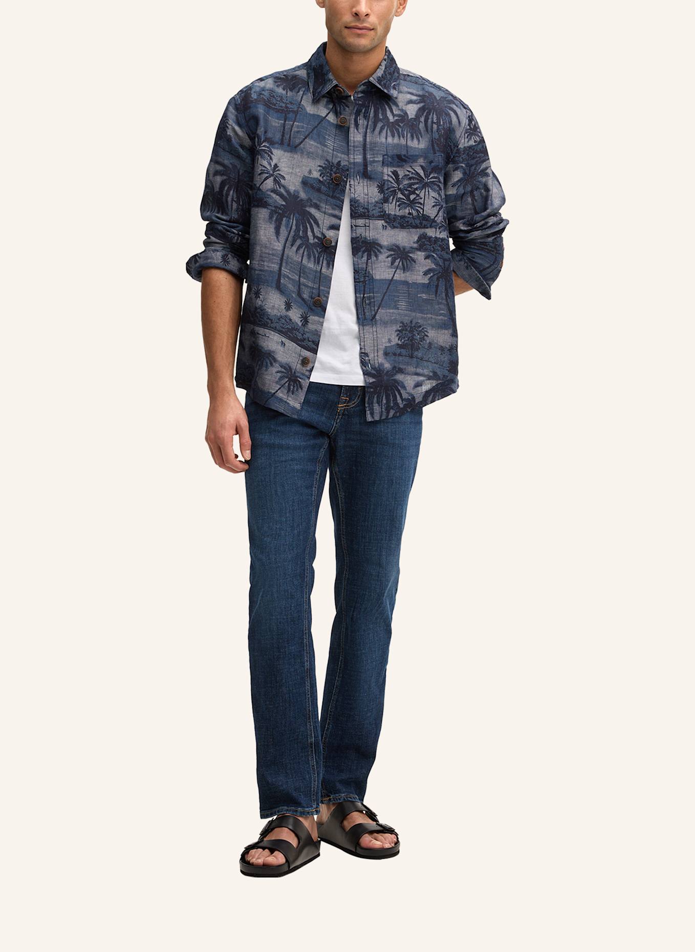 JOOP! JEANS Hemd Casual Fit: DUNKELBLAU