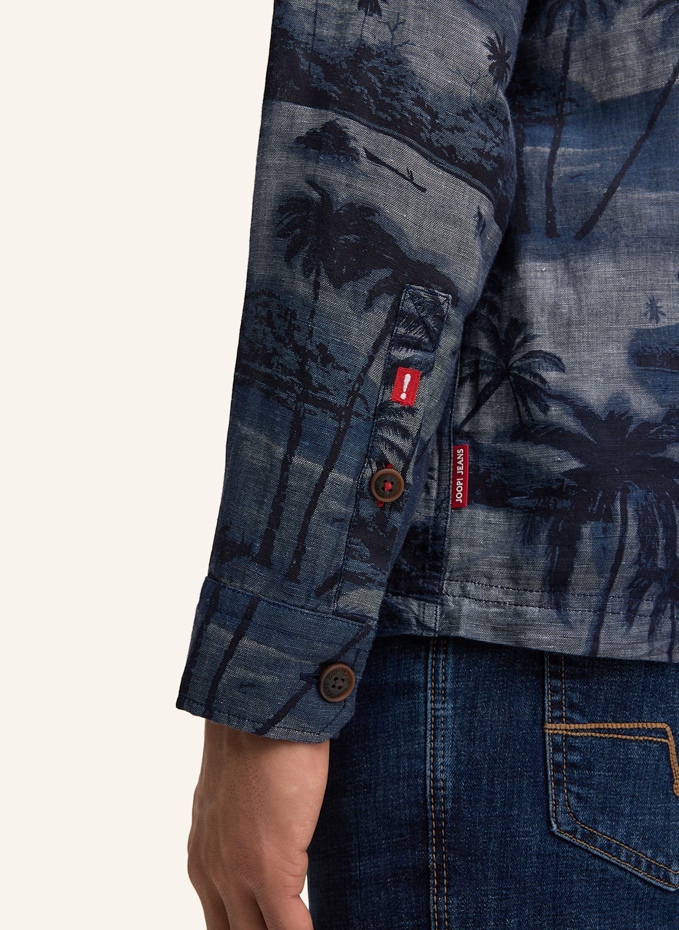 JOOP! JEANS Hemd Casual Fit: DUNKELBLAU