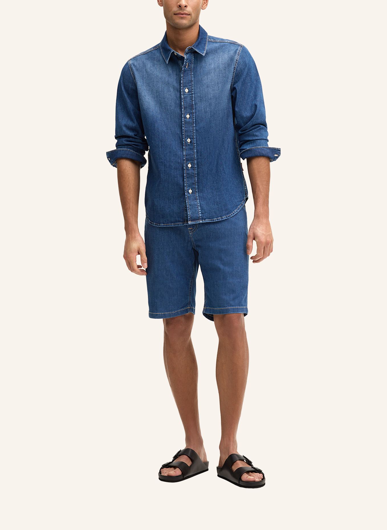 JOOP! JEANS Jeans-Shorts Modern Fit: BLAU