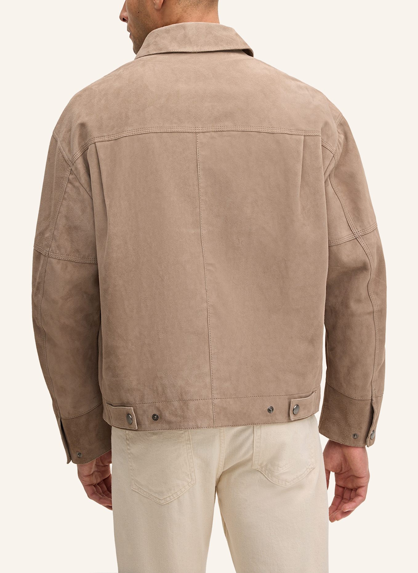 JOOP! JEANS Lederjacke: HELLBRAUN