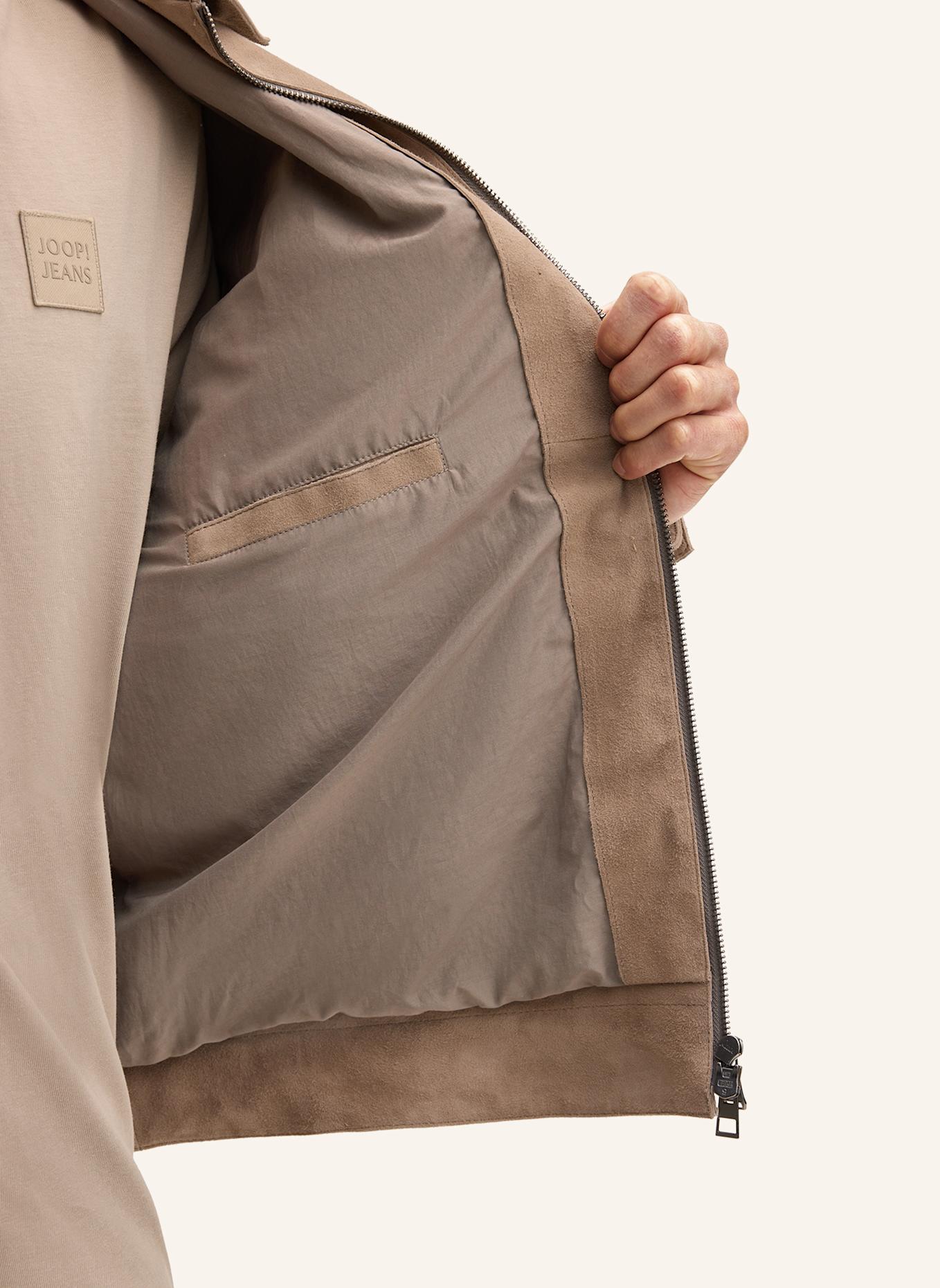 JOOP! JEANS Lederjacke: HELLBRAUN