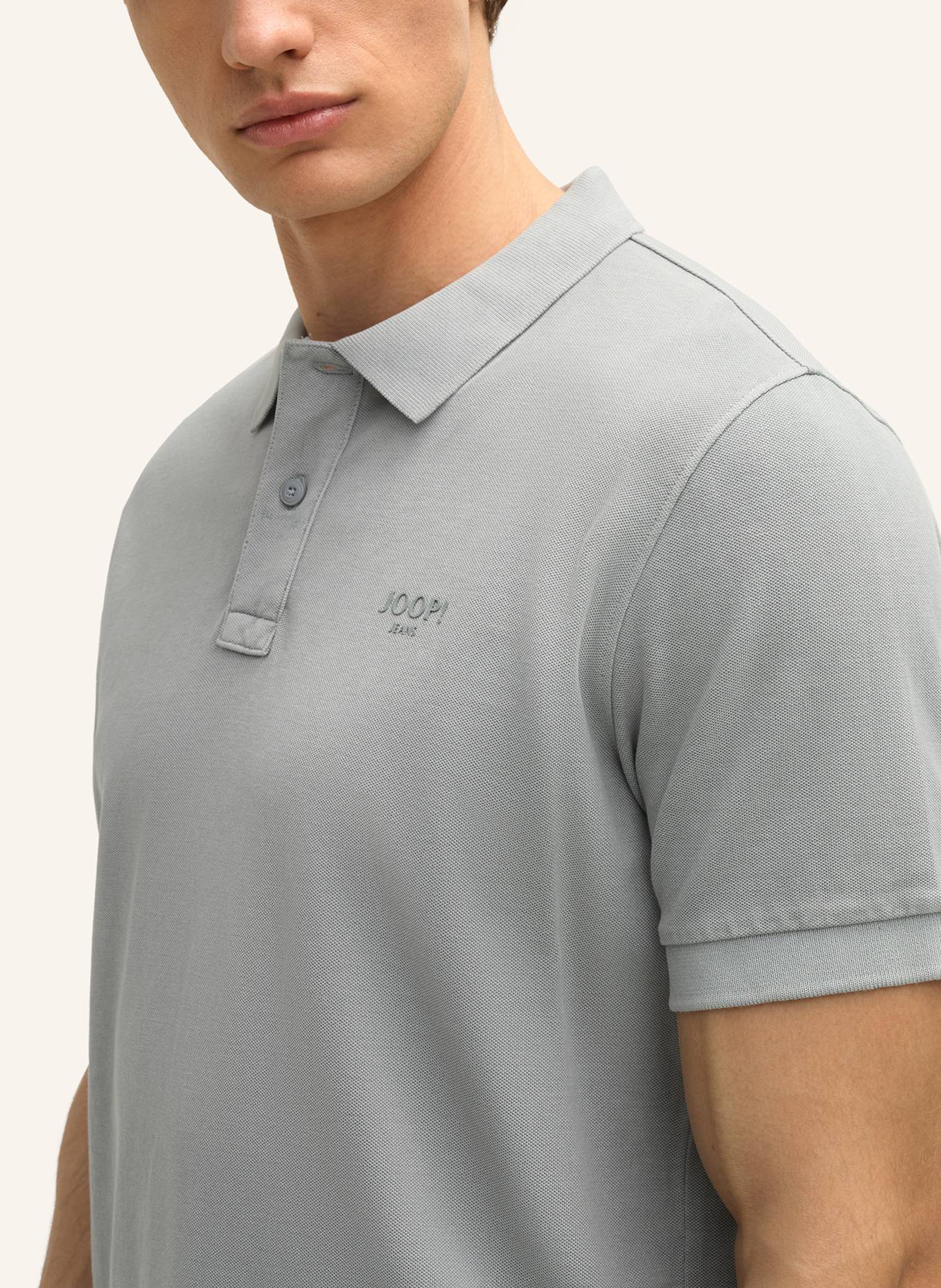 JOOP! JEANS Piqué-Poloshirt AMBROSIAN: HELLGRAU