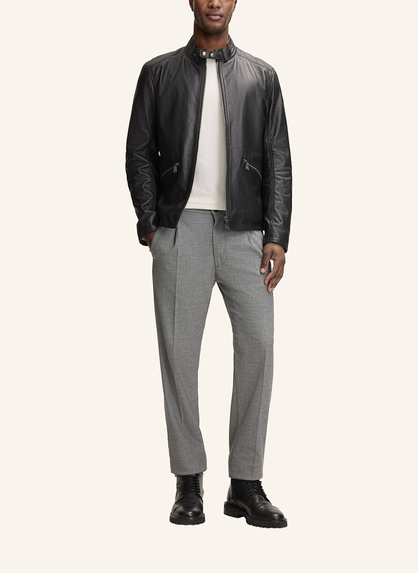 JOOP! JEANS Lederjacke: SCHWARZ