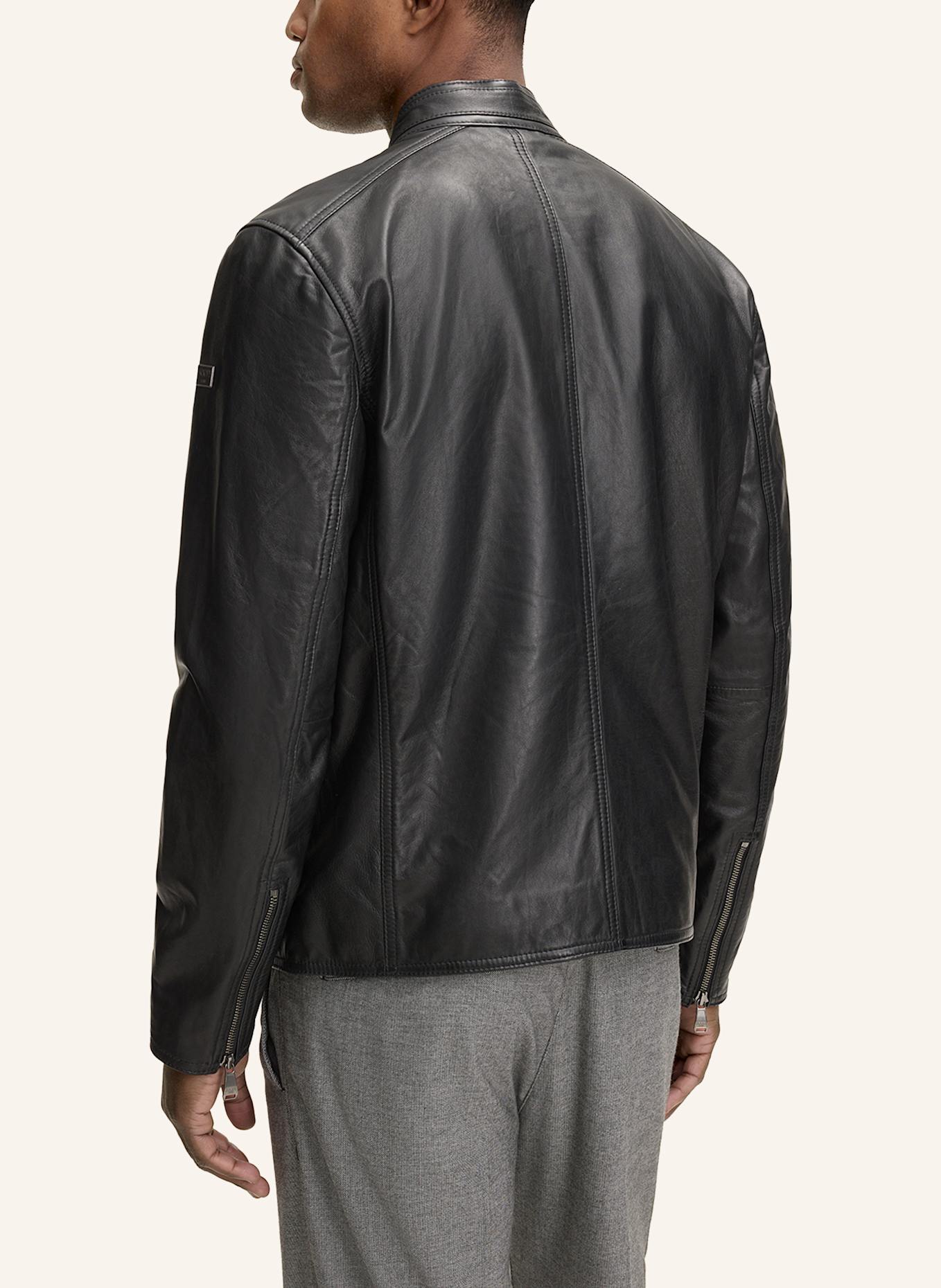 JOOP! JEANS Lederjacke: SCHWARZ