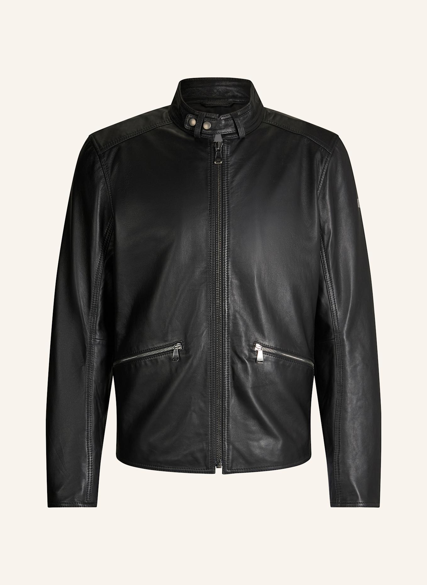 JOOP! JEANS Lederjacke: SCHWARZ