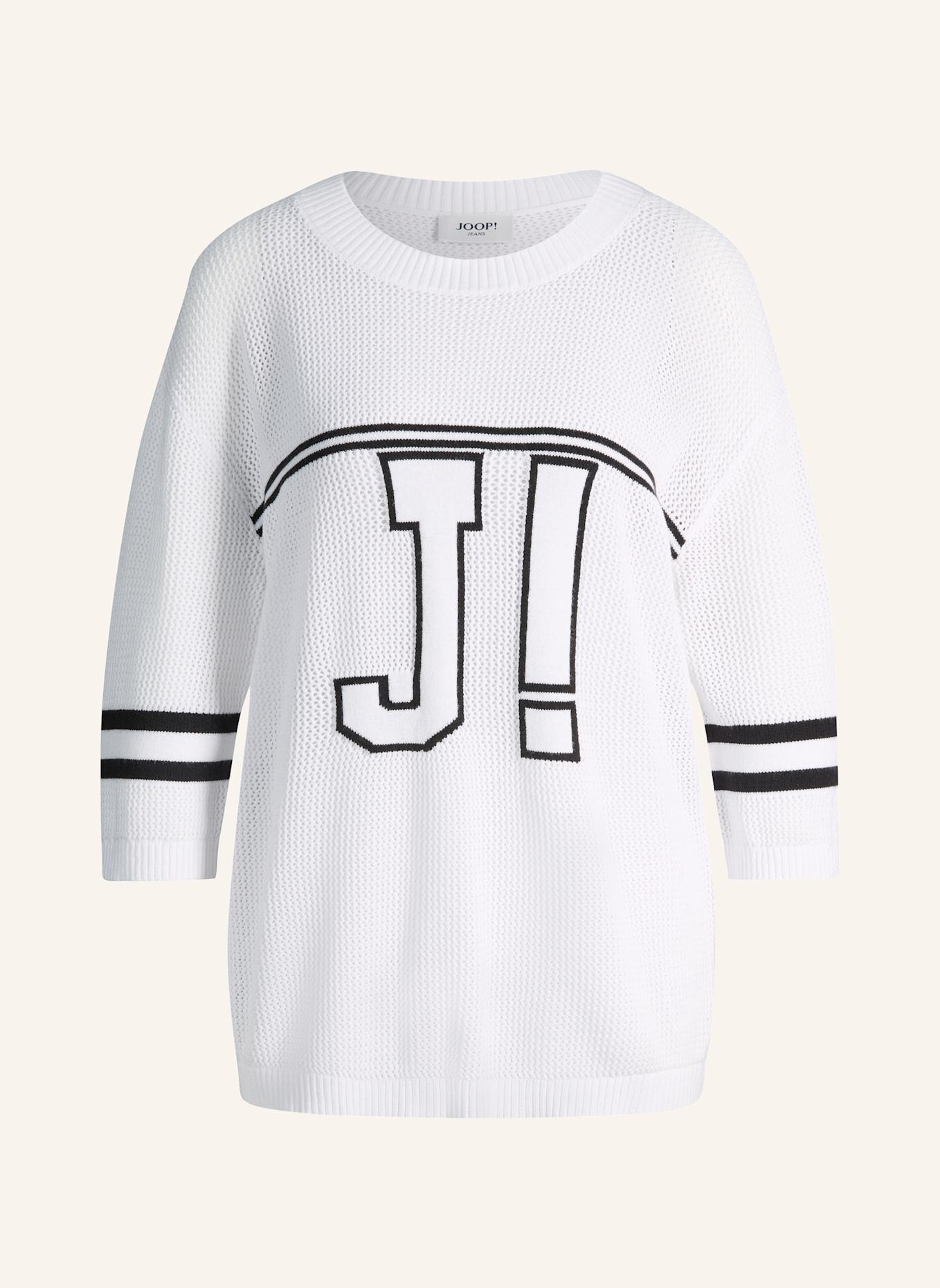 JOOP! JEANS Strick-Shirt: WEISS