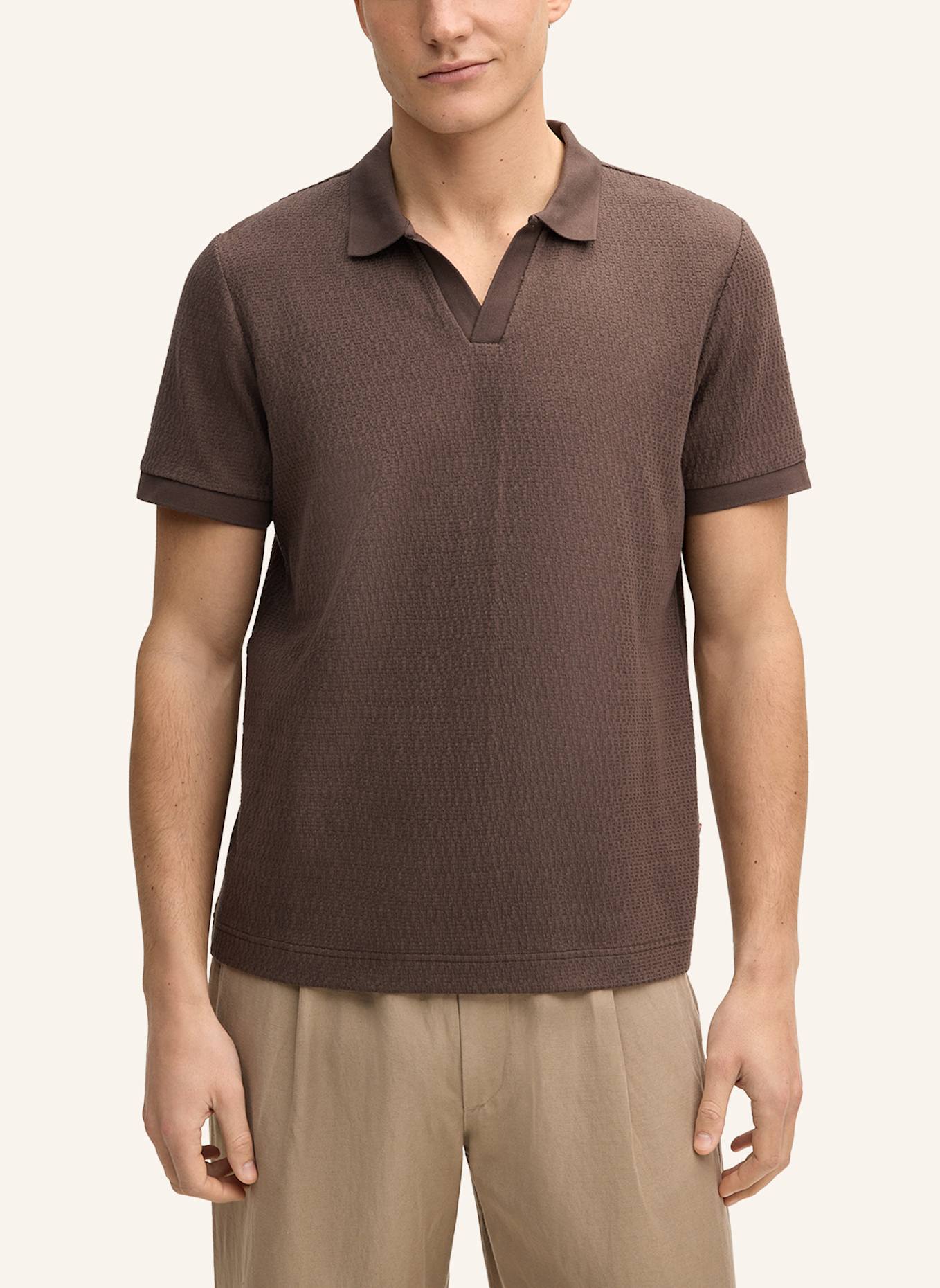 JOOP! JEANS Poloshirt: DUNKELBRAUN