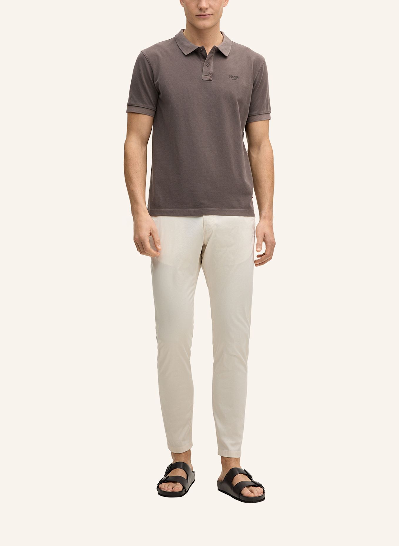 JOOP! JEANS Piqué-Poloshirt AMBROSIAN: BRAUN