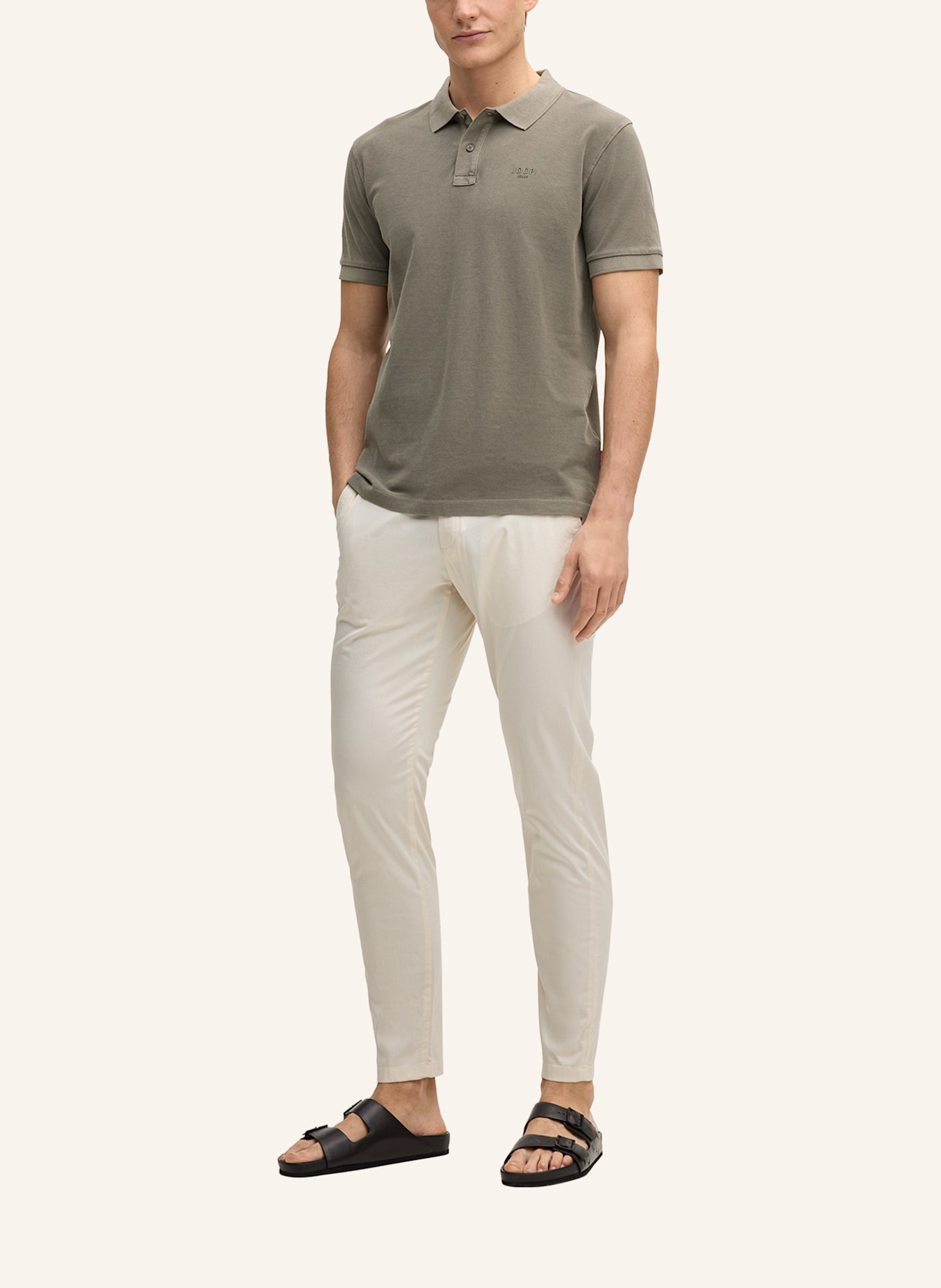 JOOP! JEANS Piqué-Poloshirt AMBROSIAN: KHAKI