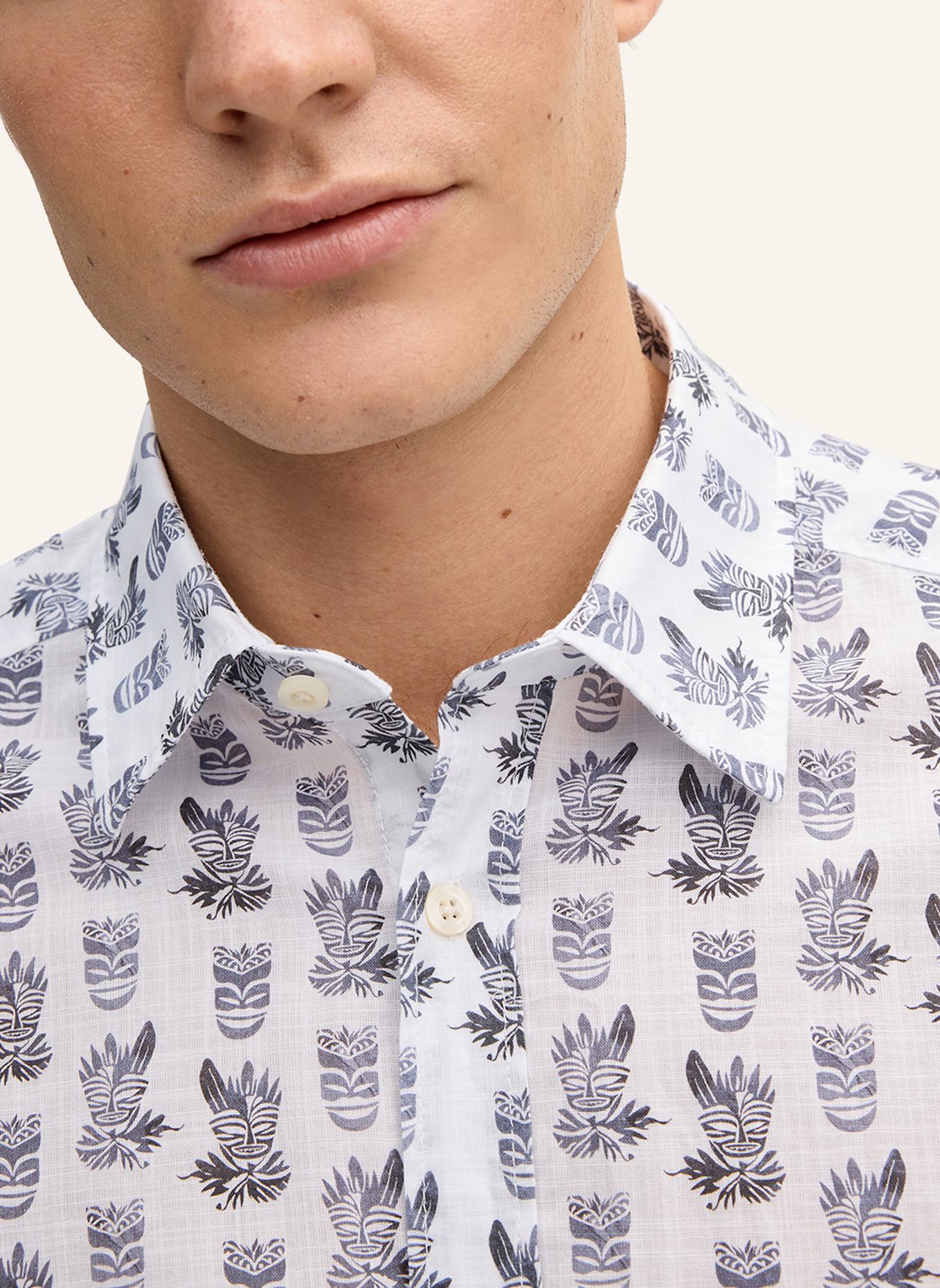 JOOP! JEANS Hemd Regular Fit: WEISS