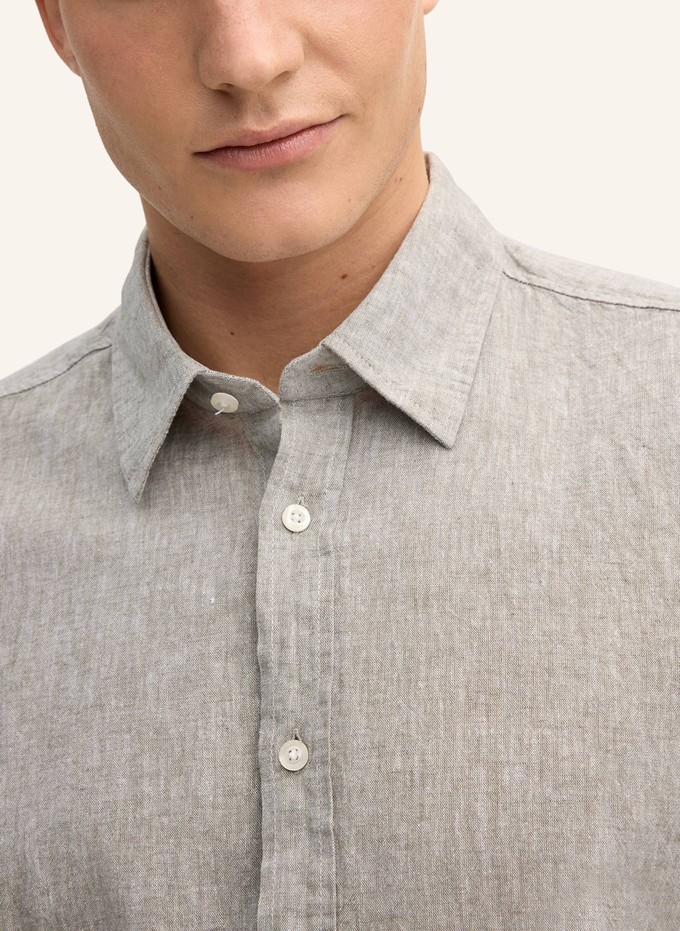 JOOP! JEANS Kurzarm-Hemd Casual Fit: KHAKI