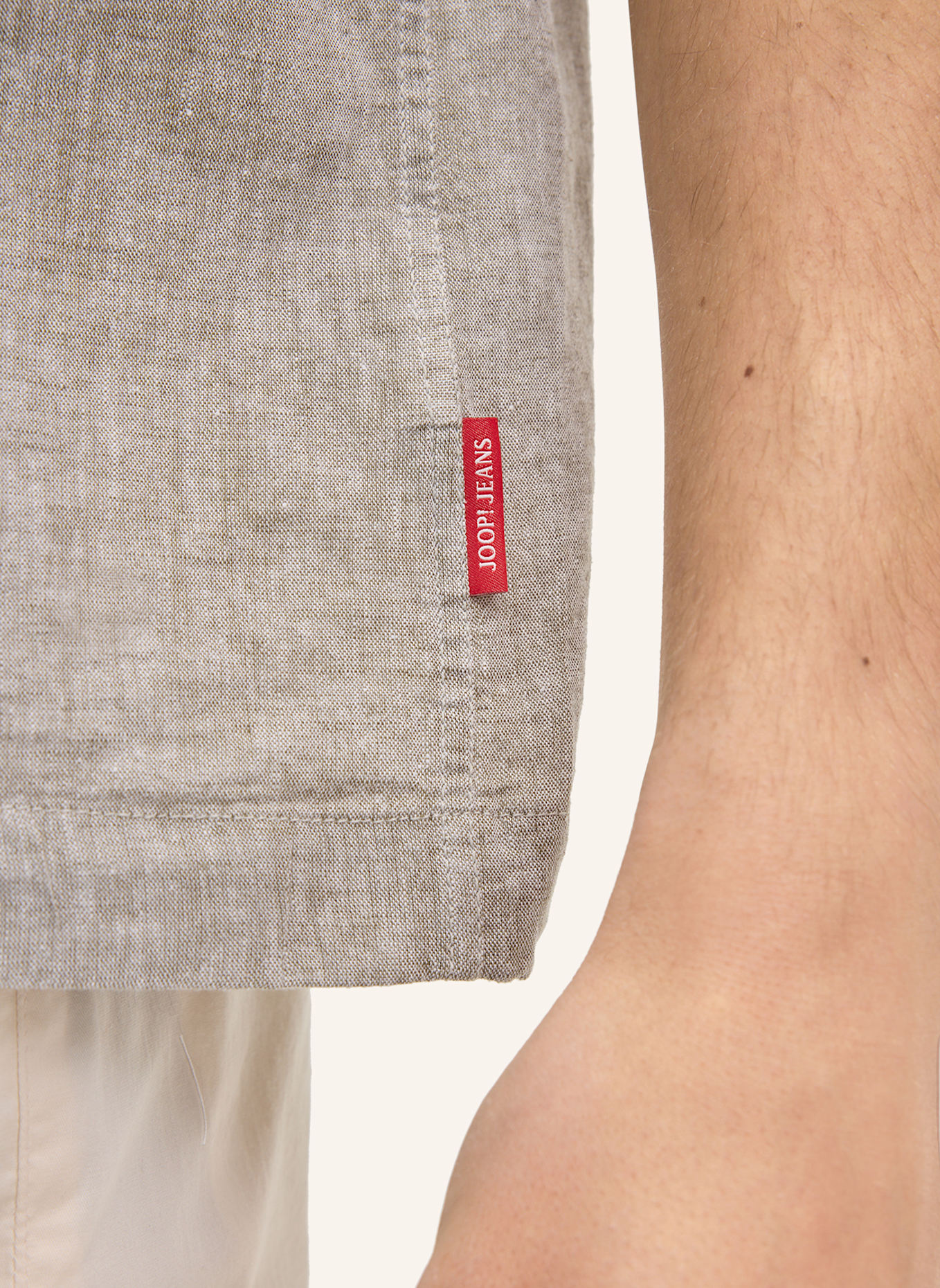 JOOP! JEANS Kurzarm-Hemd Casual Fit: KHAKI