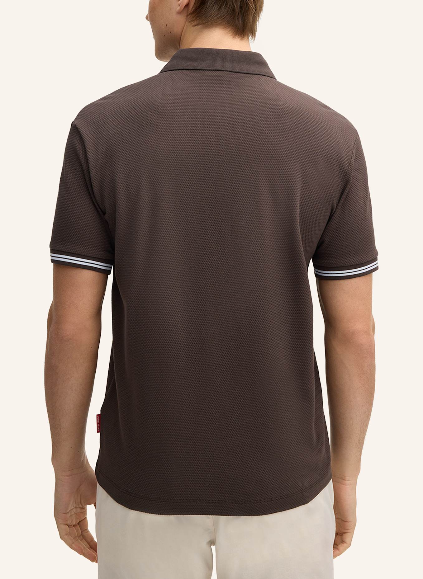 JOOP! JEANS Piqué-Poloshirt AMARE: DUNKELBRAUN