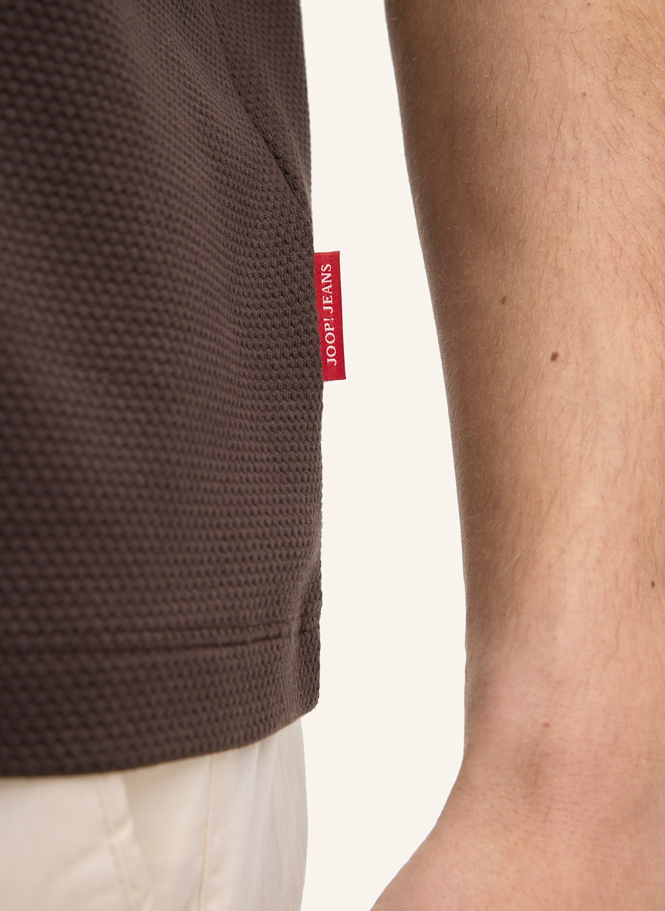 JOOP! JEANS Piqué-Poloshirt AMARE: DUNKELBRAUN