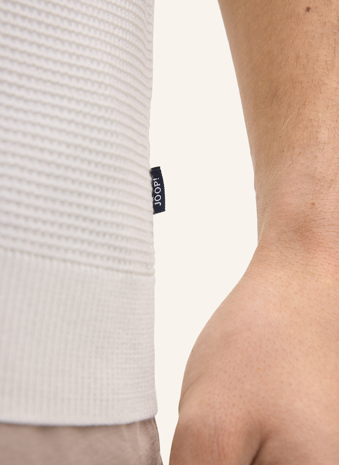 JOOP! Strickshirt: WEISS