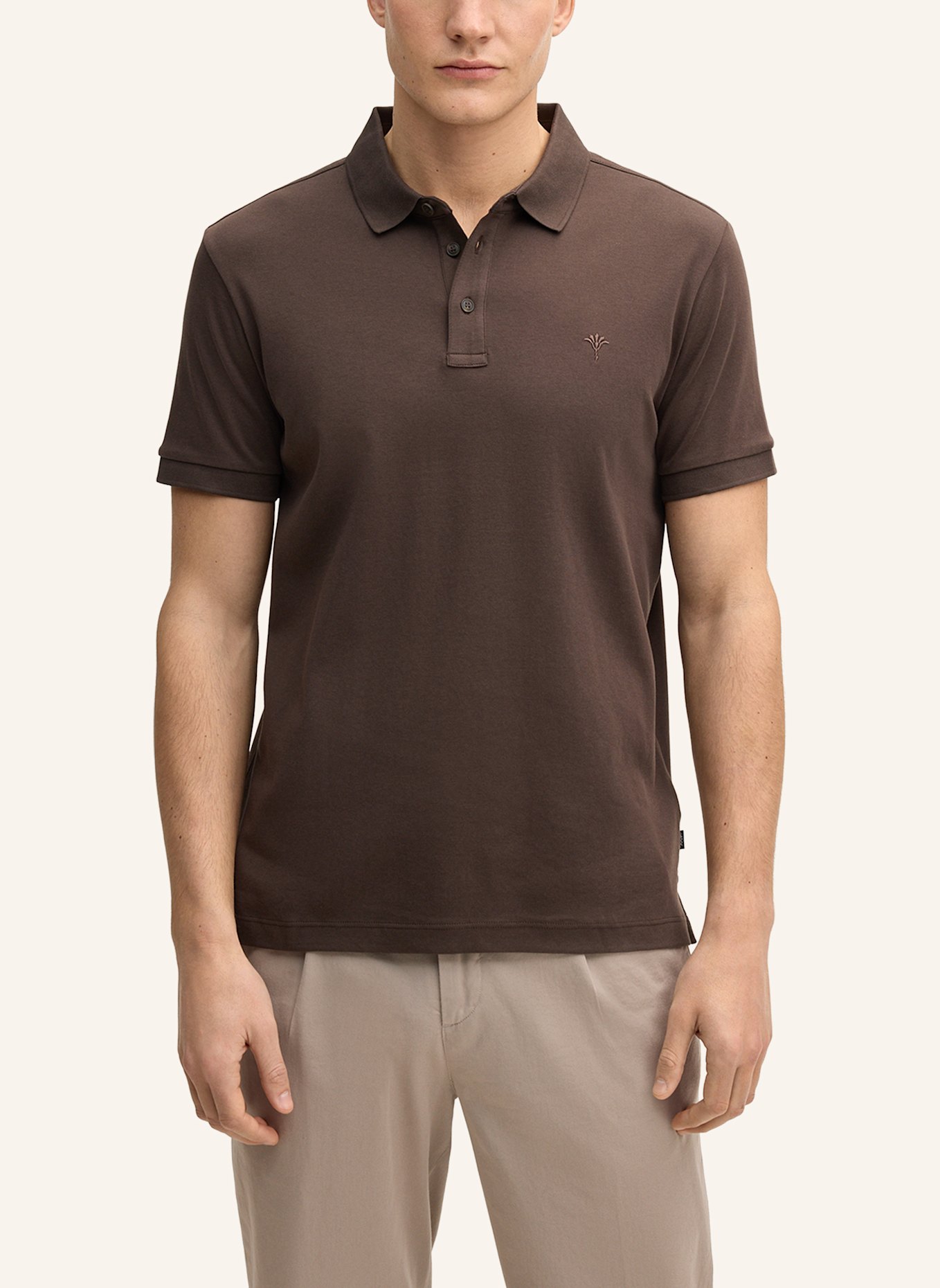 JOOP! Jersey-Poloshirt PRIMO: DUNKELBRAUN