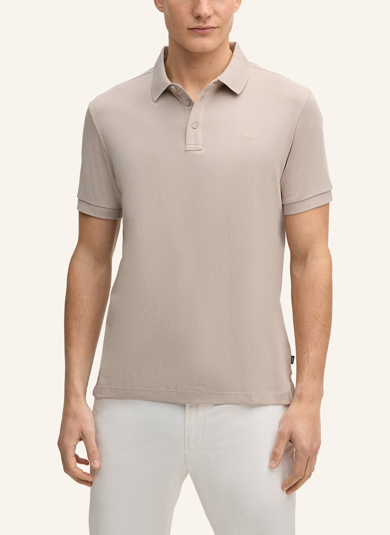JOOP! Jersey-Poloshirt PRIMO: BEIGE