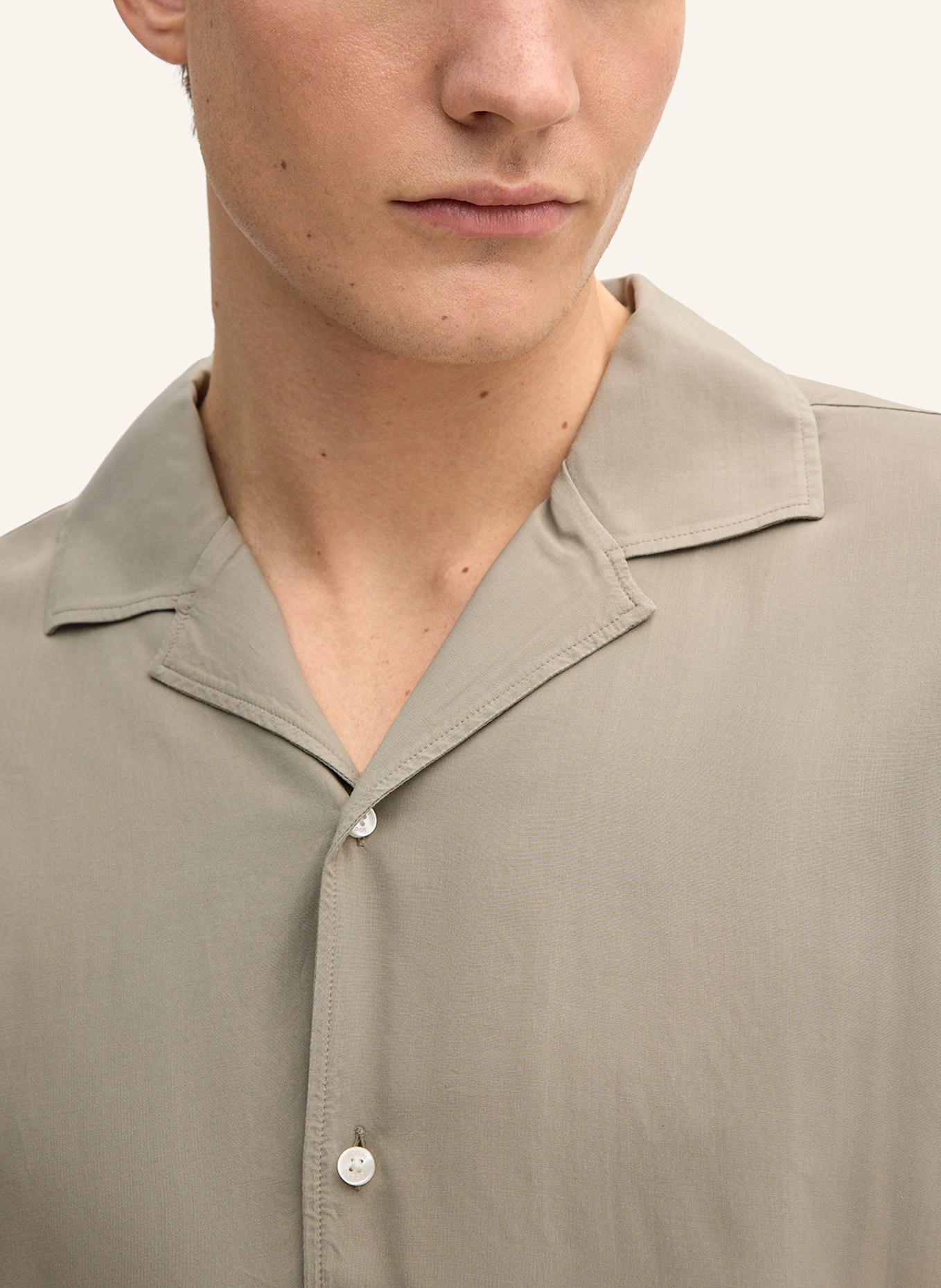 JOOP! Kurzarm-Hemd Regular Fit: KHAKI