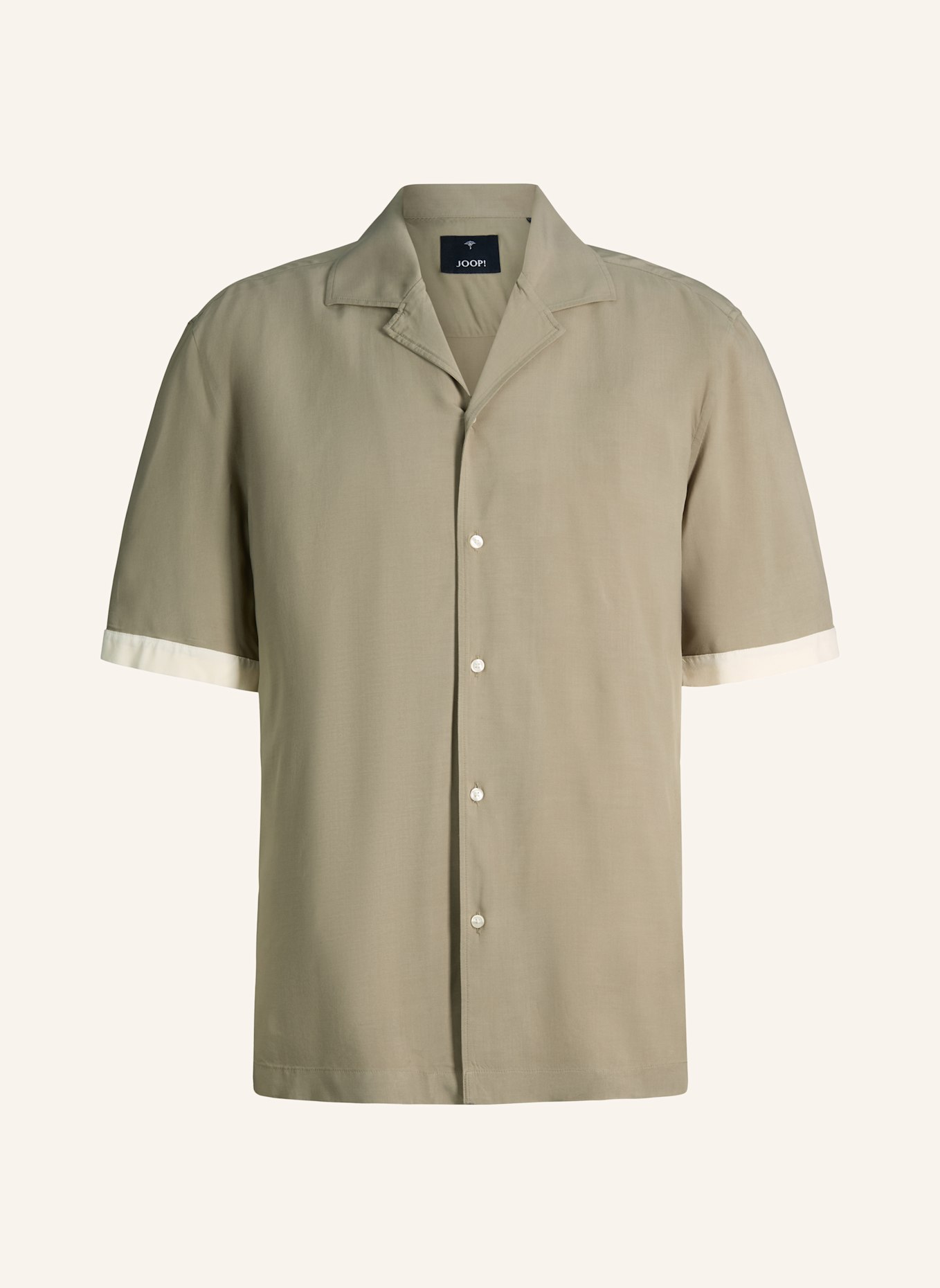 JOOP! Kurzarm-Hemd Regular Fit: KHAKI