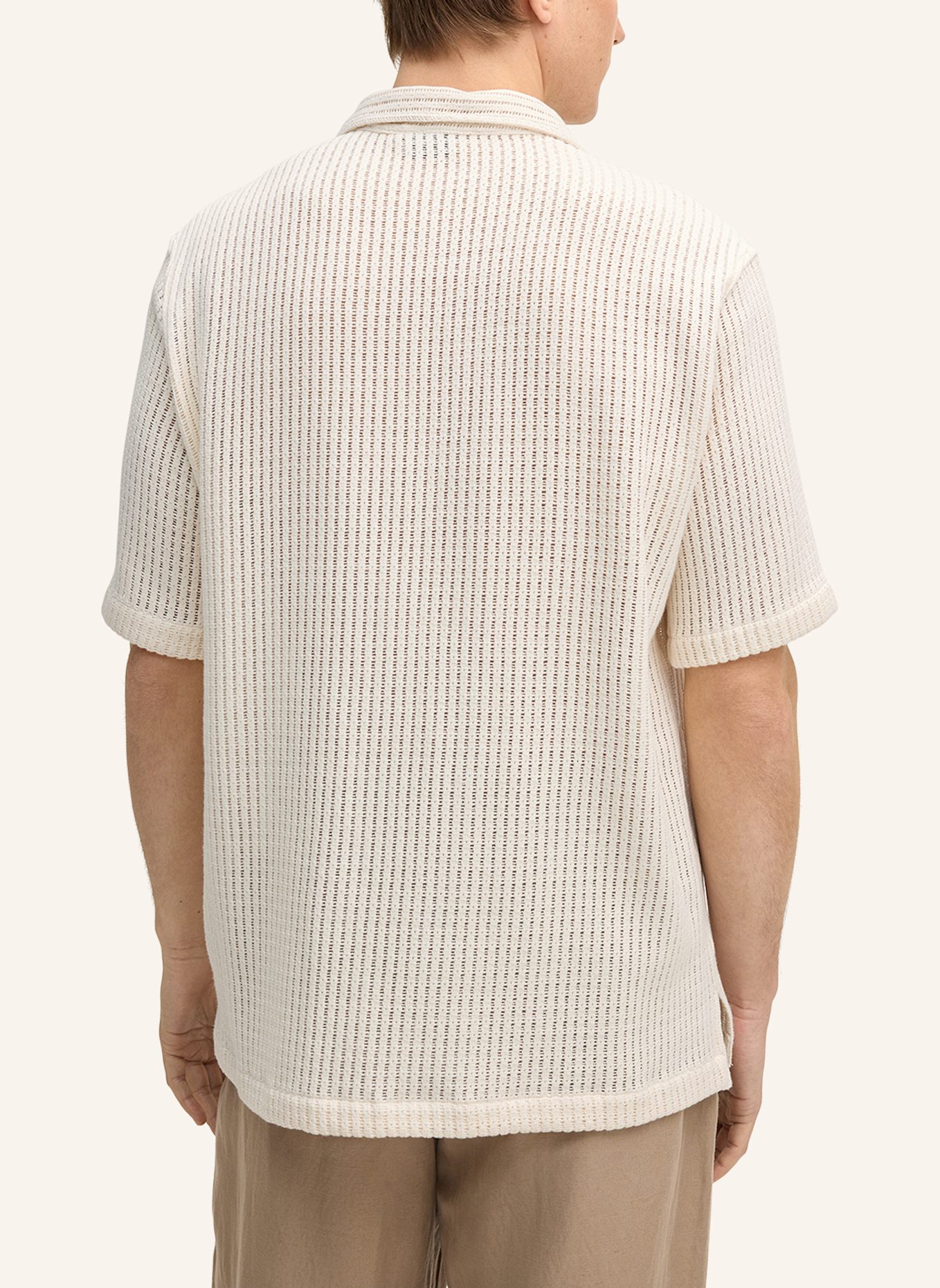 JOOP! Kurzarm-Hemd Regular Fit: WEISS