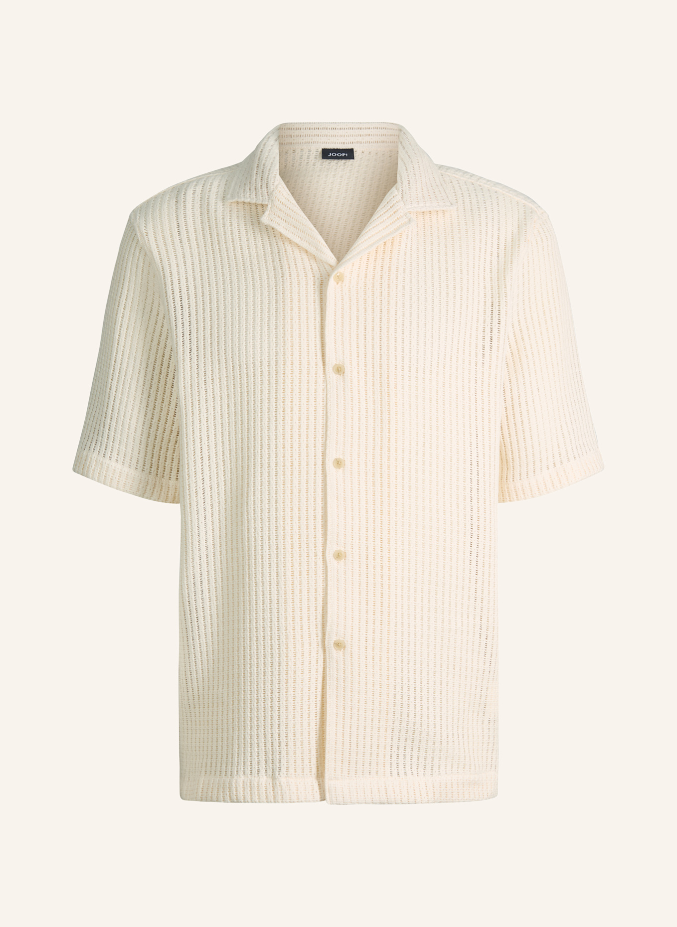 JOOP! Kurzarm-Hemd Regular Fit: WEISS