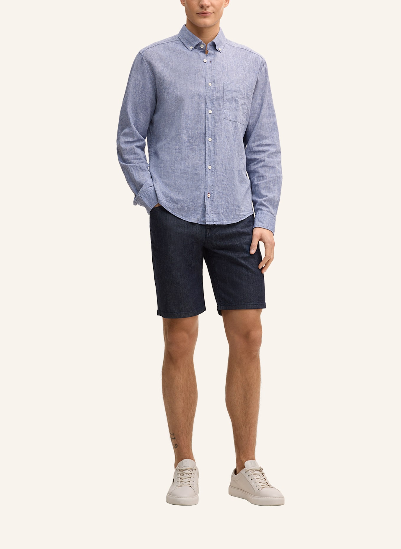 JOOP! Jeans-Shorts: DUNKELBLAU