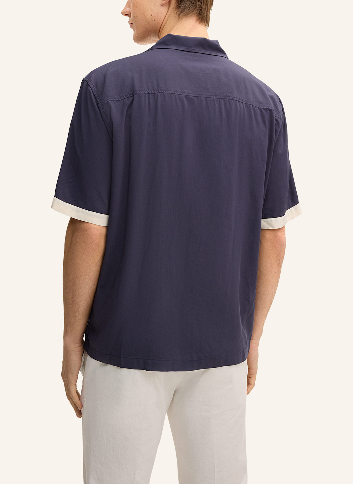 JOOP! Kurzarm-Hemd Regular Fit: DUNKELBLAU