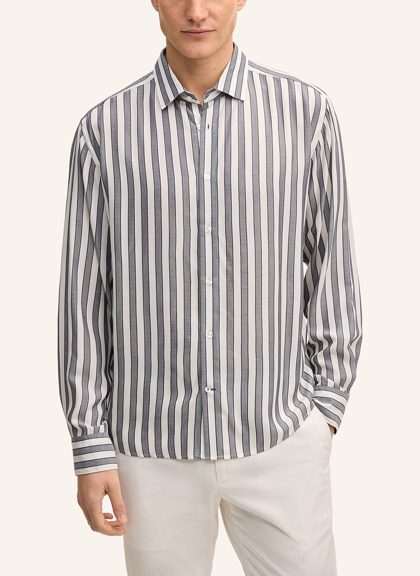 JOOP! Hemd Loose Fit: DUNKELBLAU