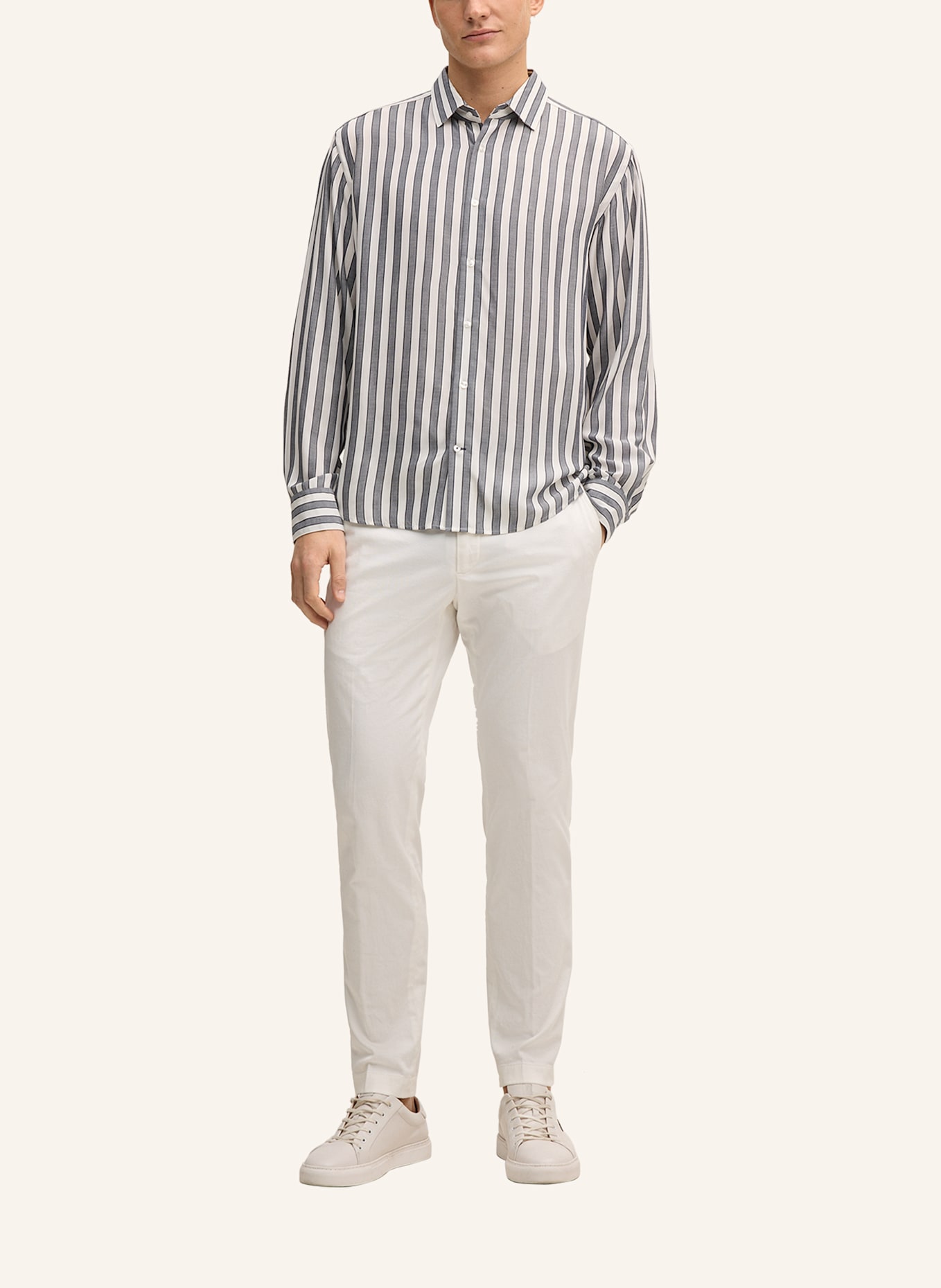 JOOP! Hemd Loose Fit: DUNKELBLAU