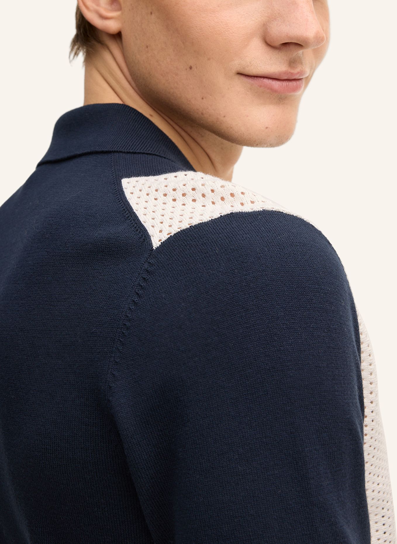 JOOP! Strickshirt: DUNKELBLAU