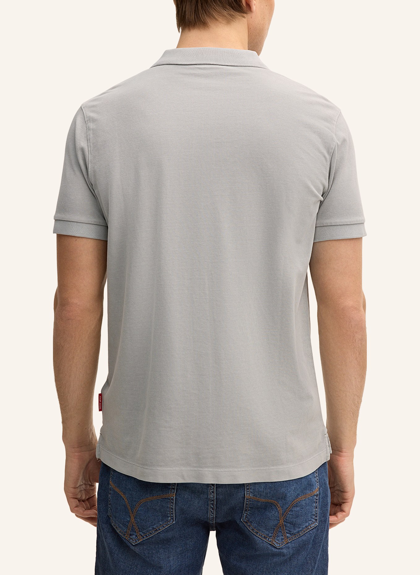 JOOP! JEANS Piqué-Poloshirt AMBROSIAN: HELLGRAU