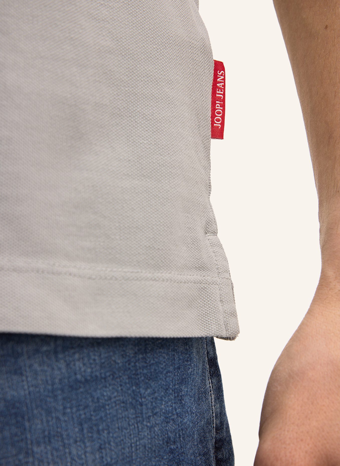 JOOP! JEANS Piqué-Poloshirt AMBROSIAN: HELLGRAU