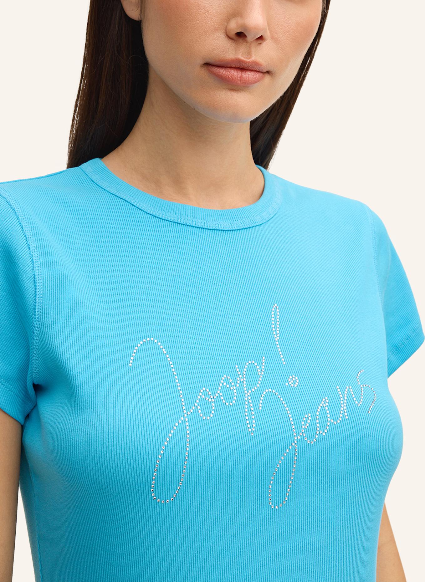 JOOP! JEANS T-Shirt TINETA mit Schmucksteinen: TÜRKIS