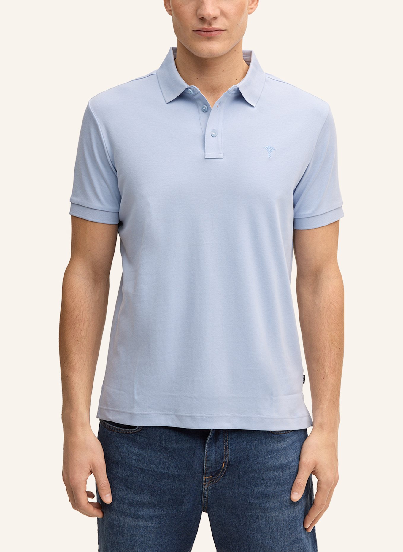 JOOP! Jersey-Poloshirt PRIMO: HELLBLAU