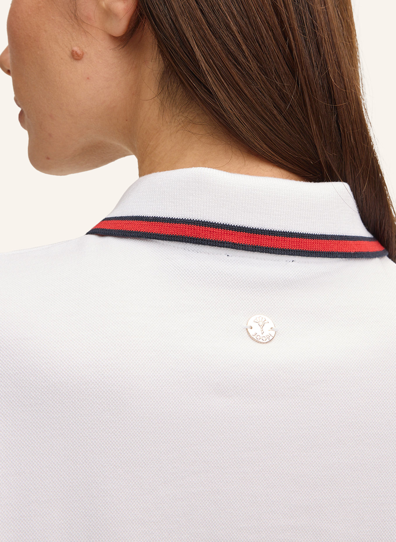 JOOP! Polo-Kleid: WEISS