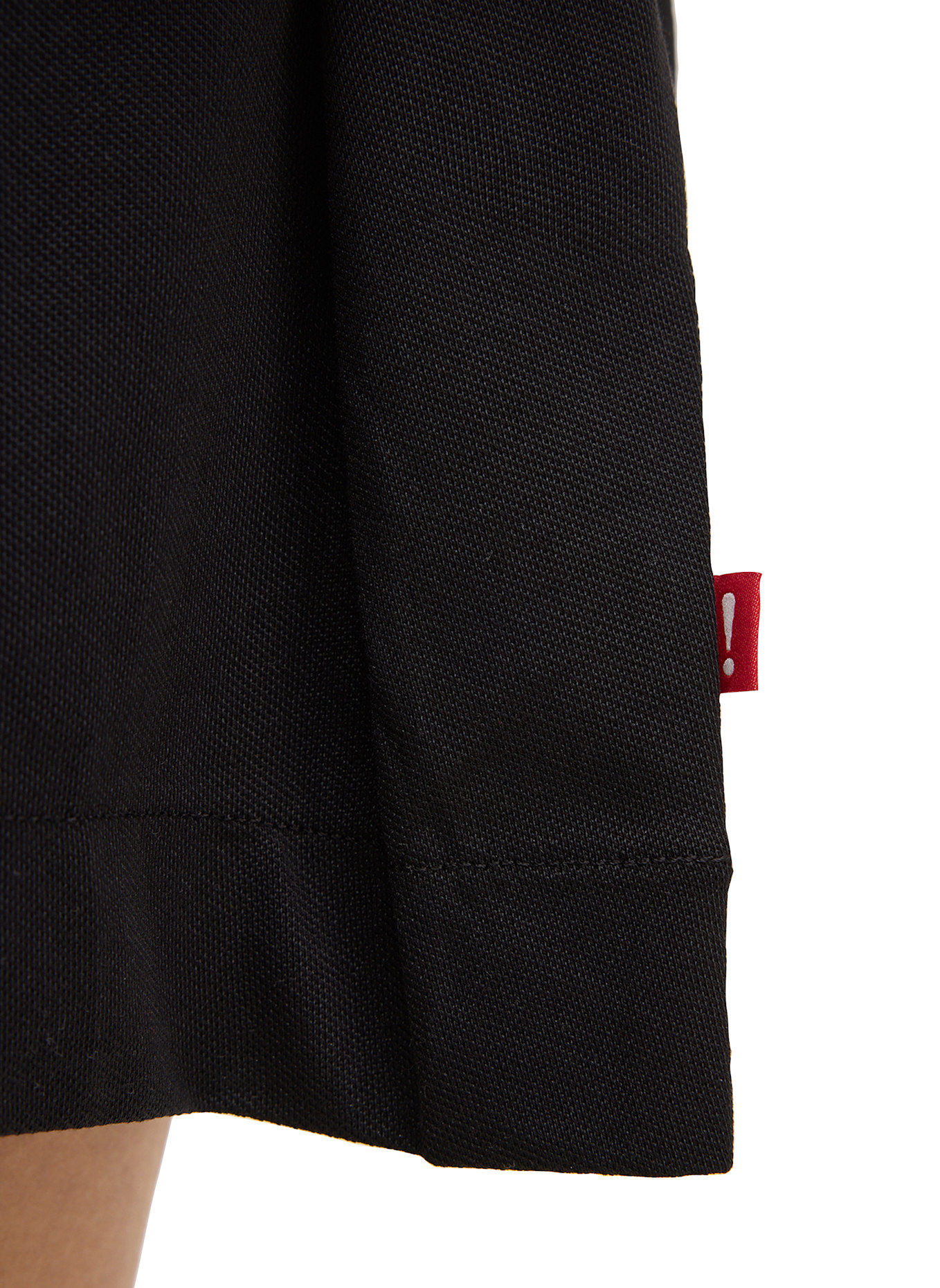 JOOP! JEANS Piqué-Polokleid TADENA: SCHWARZ