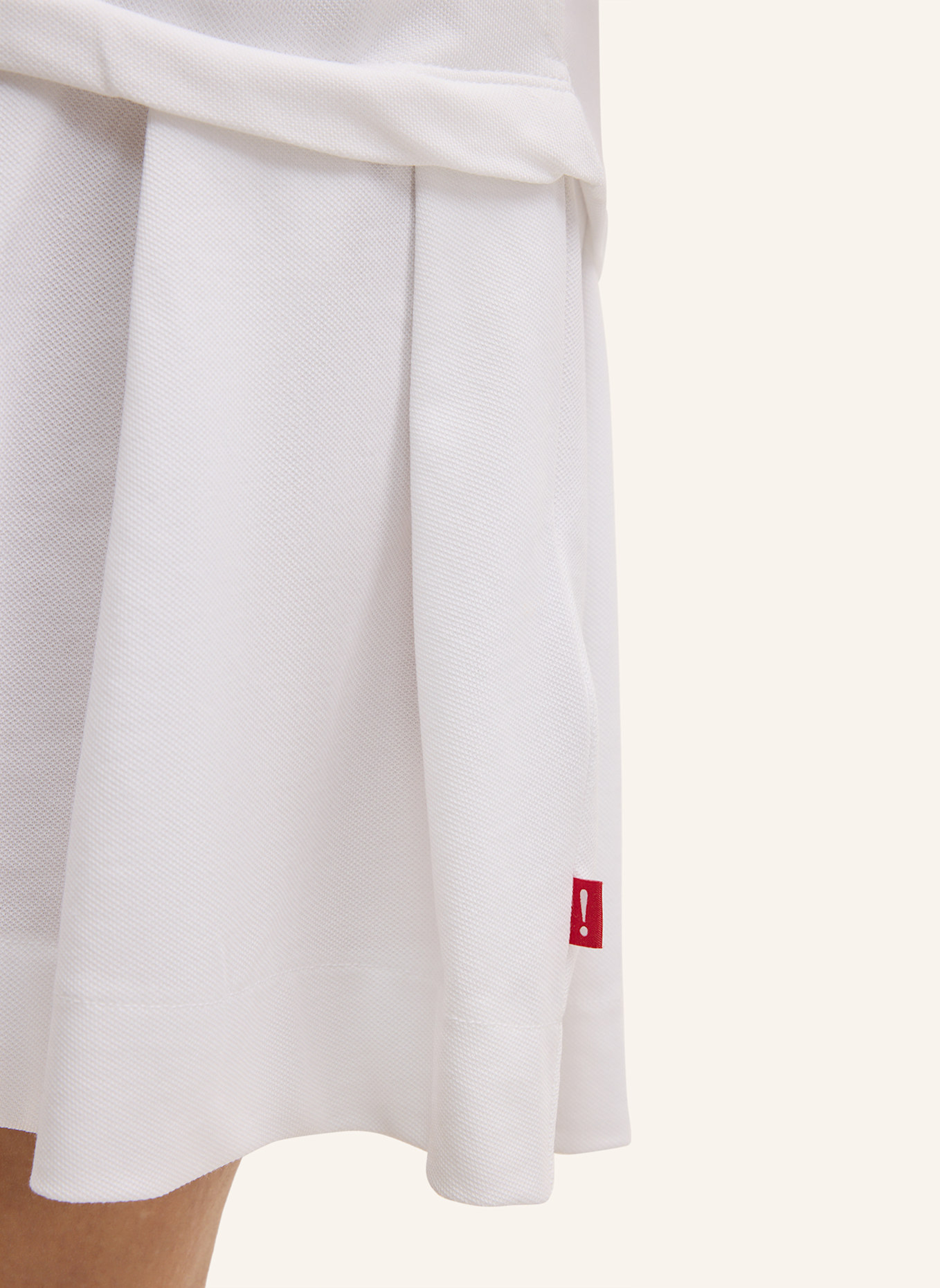 JOOP! JEANS Piqué-Polokleid TADENA: WEISS