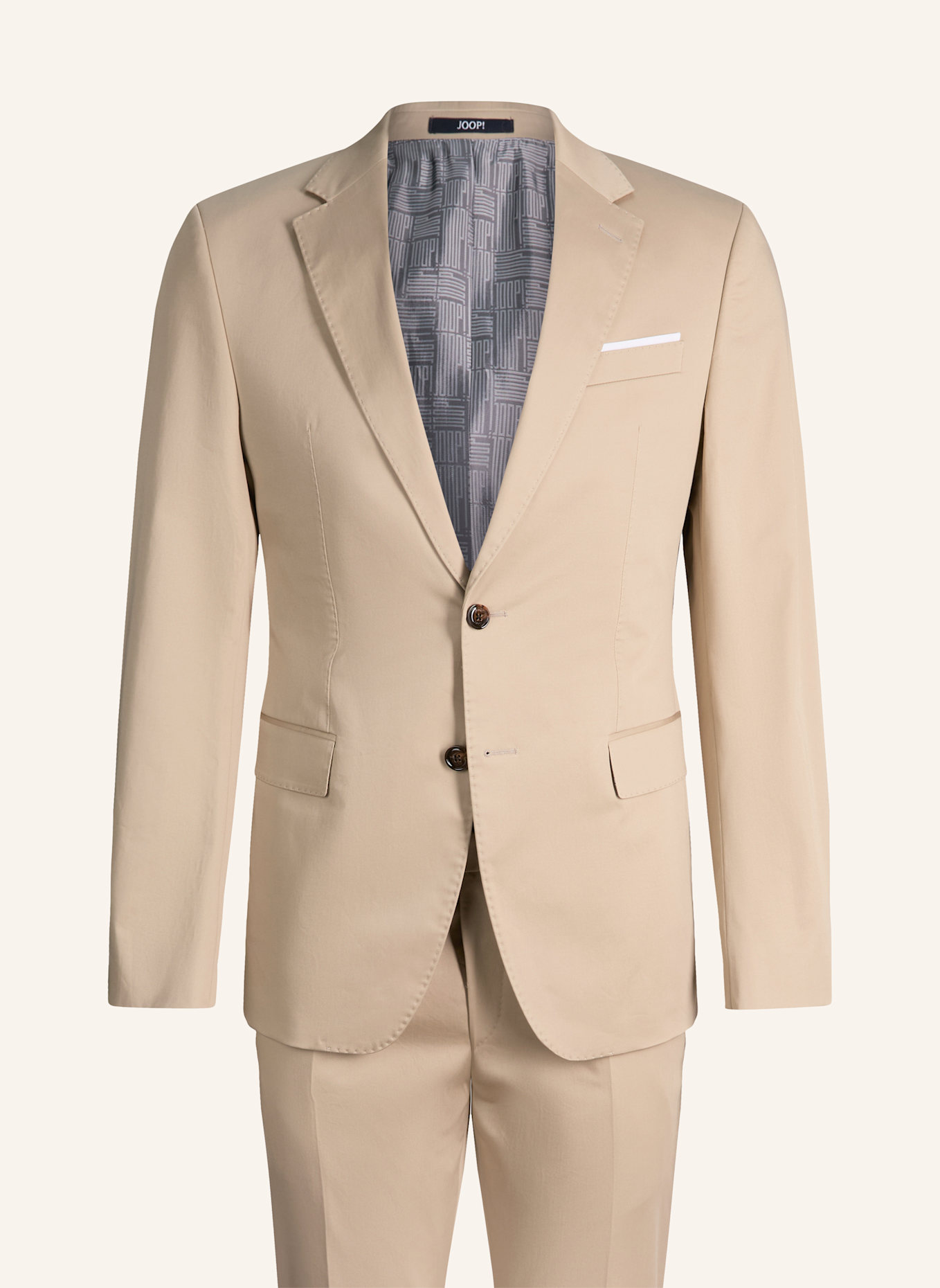 JOOP! Anzug Slim Fit: BEIGE