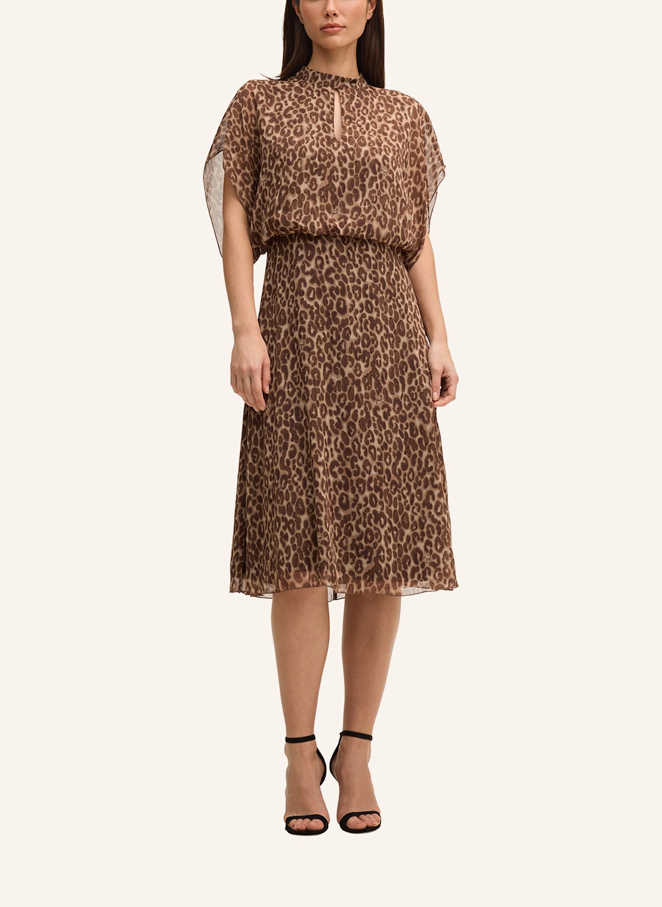 JOOP! Kleid: BEIGE/ BRAUN
