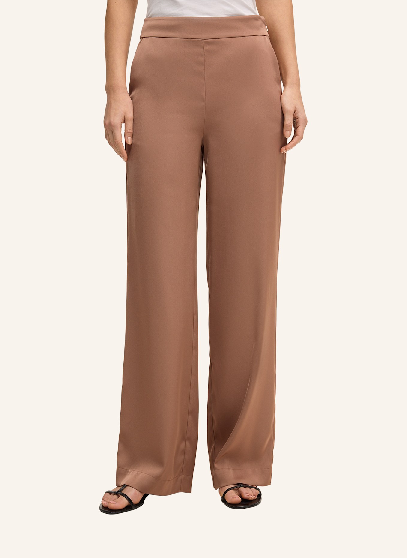 JOOP! Satinhose: HELLBRAUN