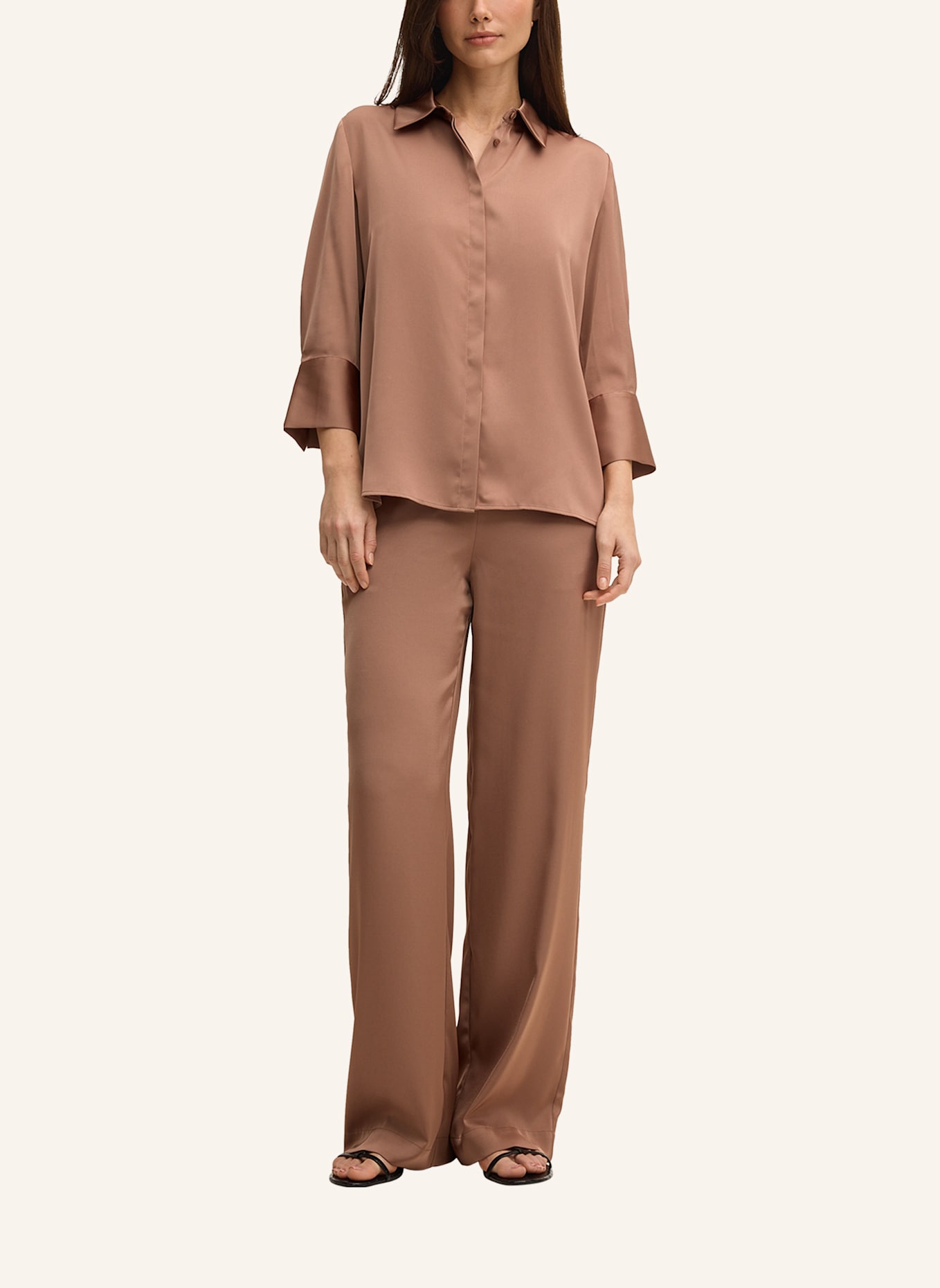 JOOP! Satinhose: HELLBRAUN