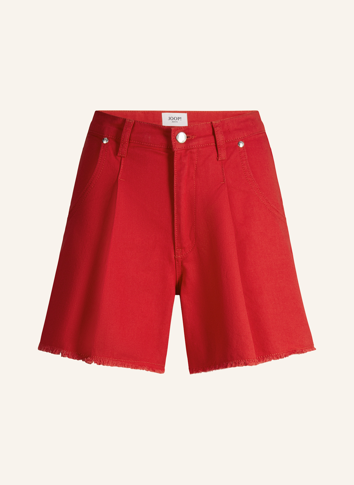 JOOP! JEANS Jeans-Shorts: ROT