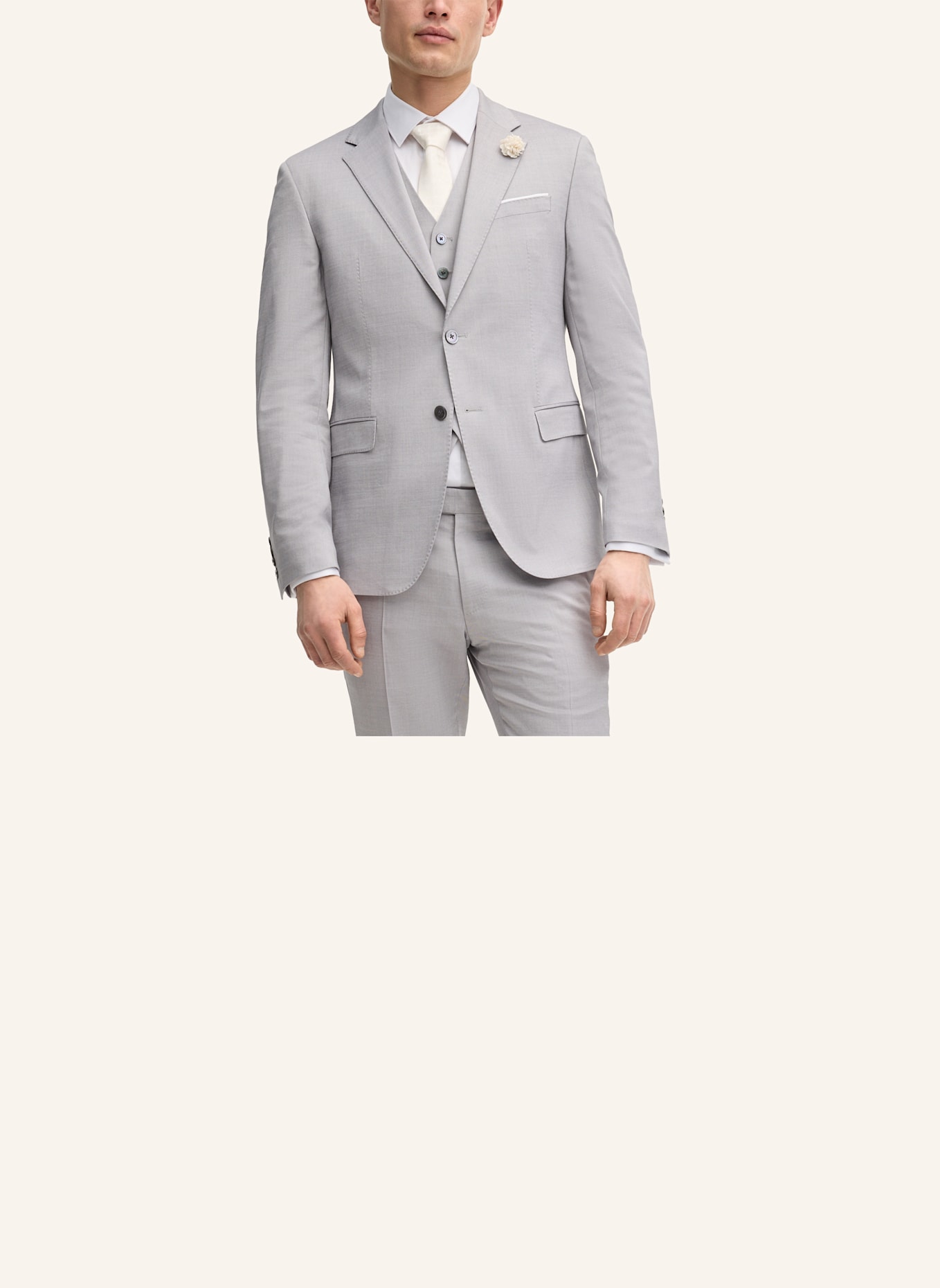 JOOP! Anzugsakko HERBY Slim Fit: HELLGRAU