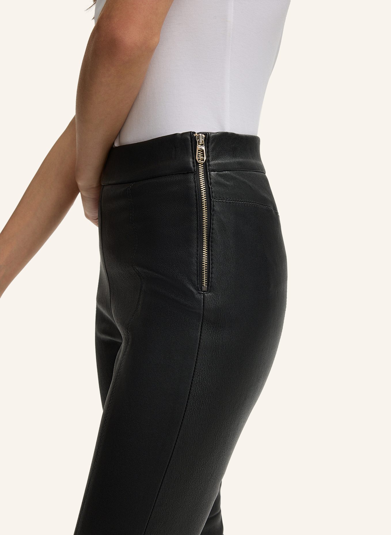 JOOP! Lederhose: SCHWARZ