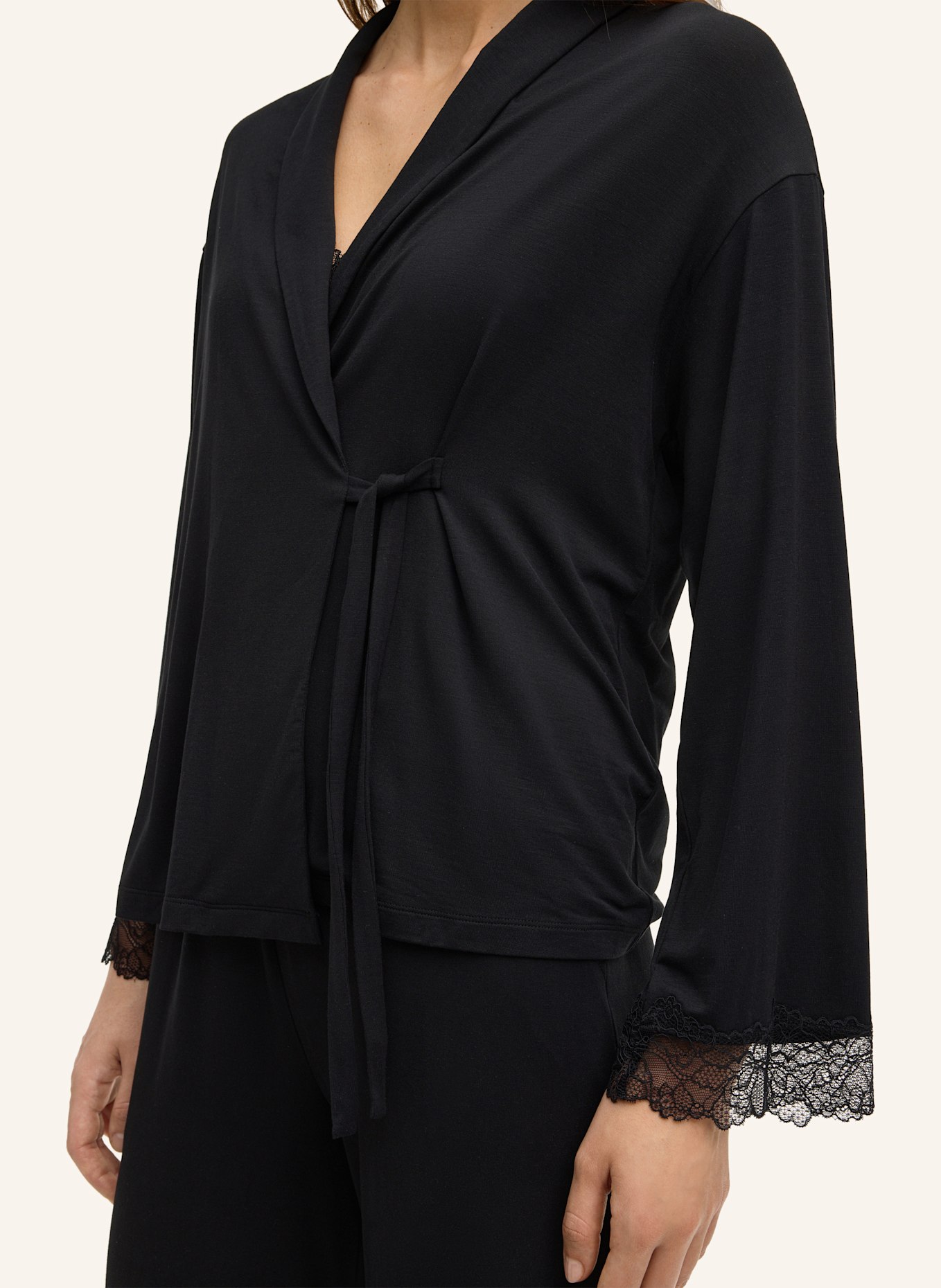 JOOP! Loungewear Cardigan: SCHWARZ