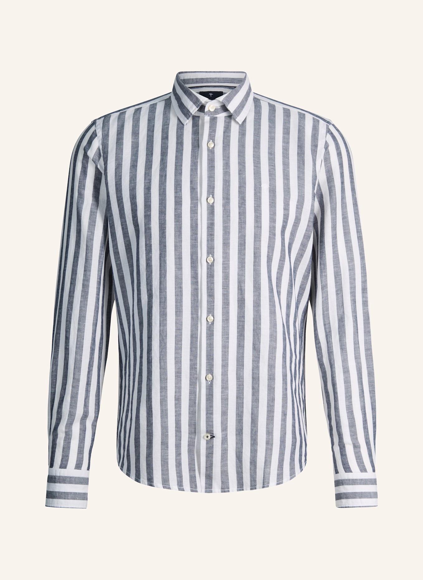 JOOP! Hemd PIT Slim Fit mit Leinen: DUNKELBLAU