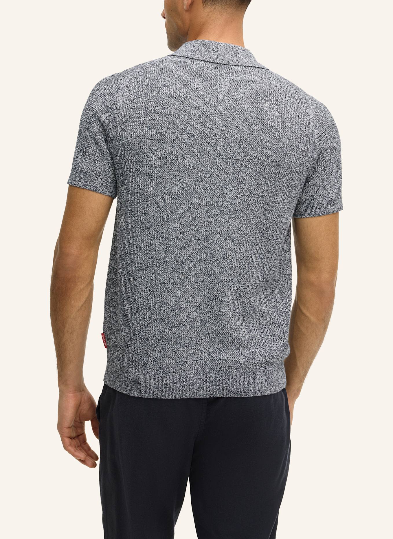 JOOP! JEANS Strick-Poloshirt ADRIANOR: DUNKELBLAU