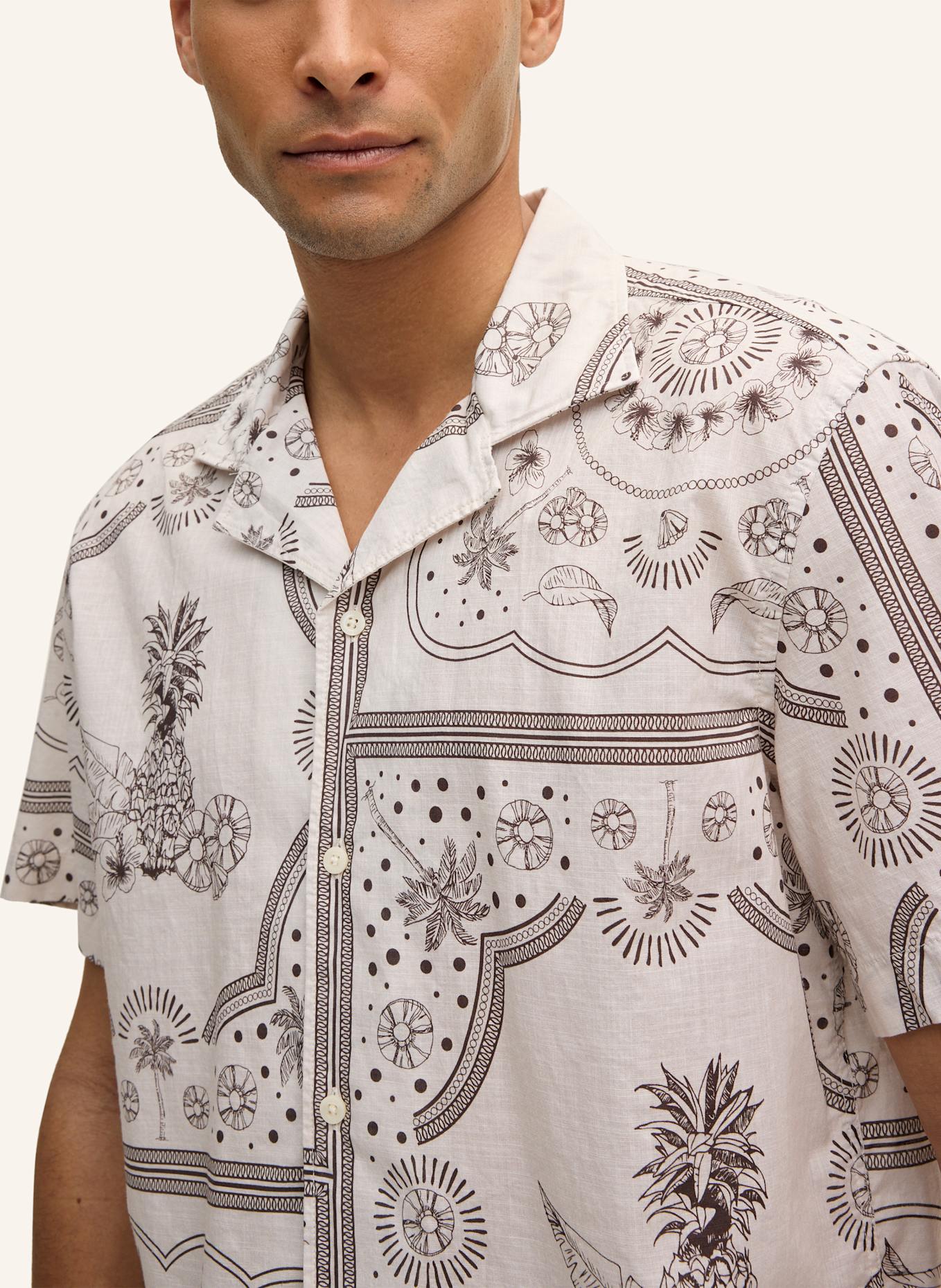 JOOP! JEANS Kurzarm-Hemd Regular Fit: BEIGE